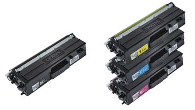 Toner noir et blanc et toners couleur